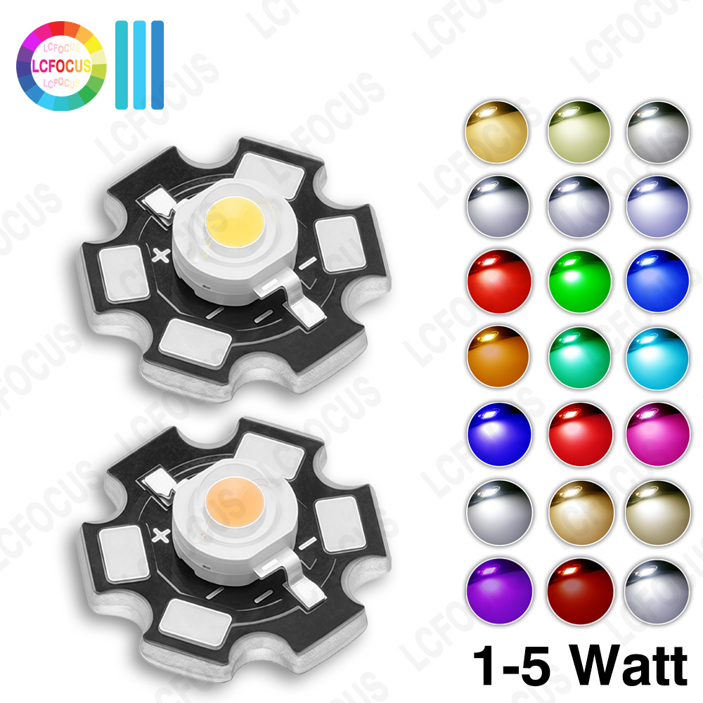 Aquarium Planet - 10pz 1W 3W 5W Chip LED