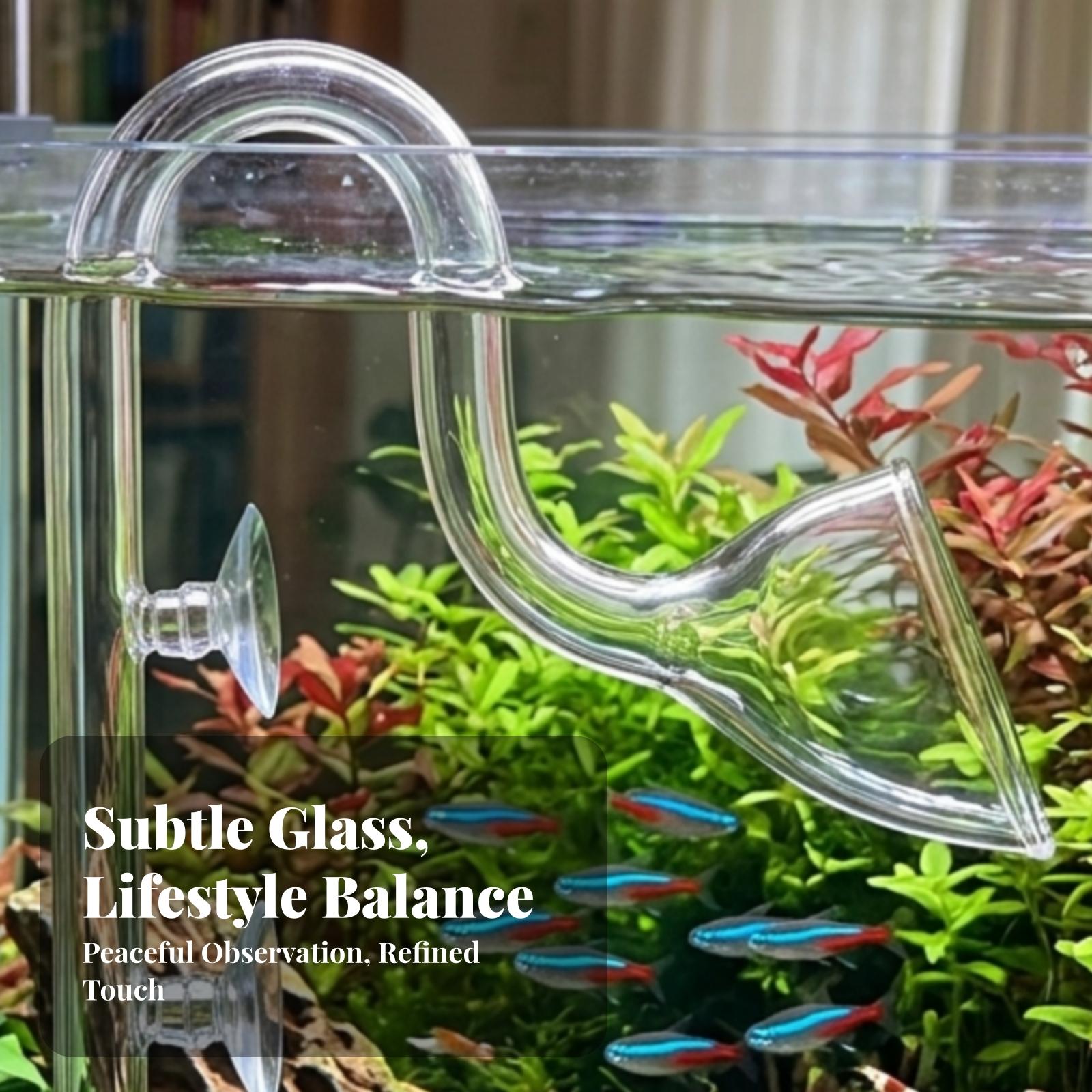 Aquarium Planted Tank - Set di tubi Lily Pipe trasparenti