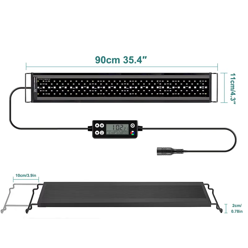 Aquarium Planted Tank - SIROKA SRK-YFT 90 cm Luce LED