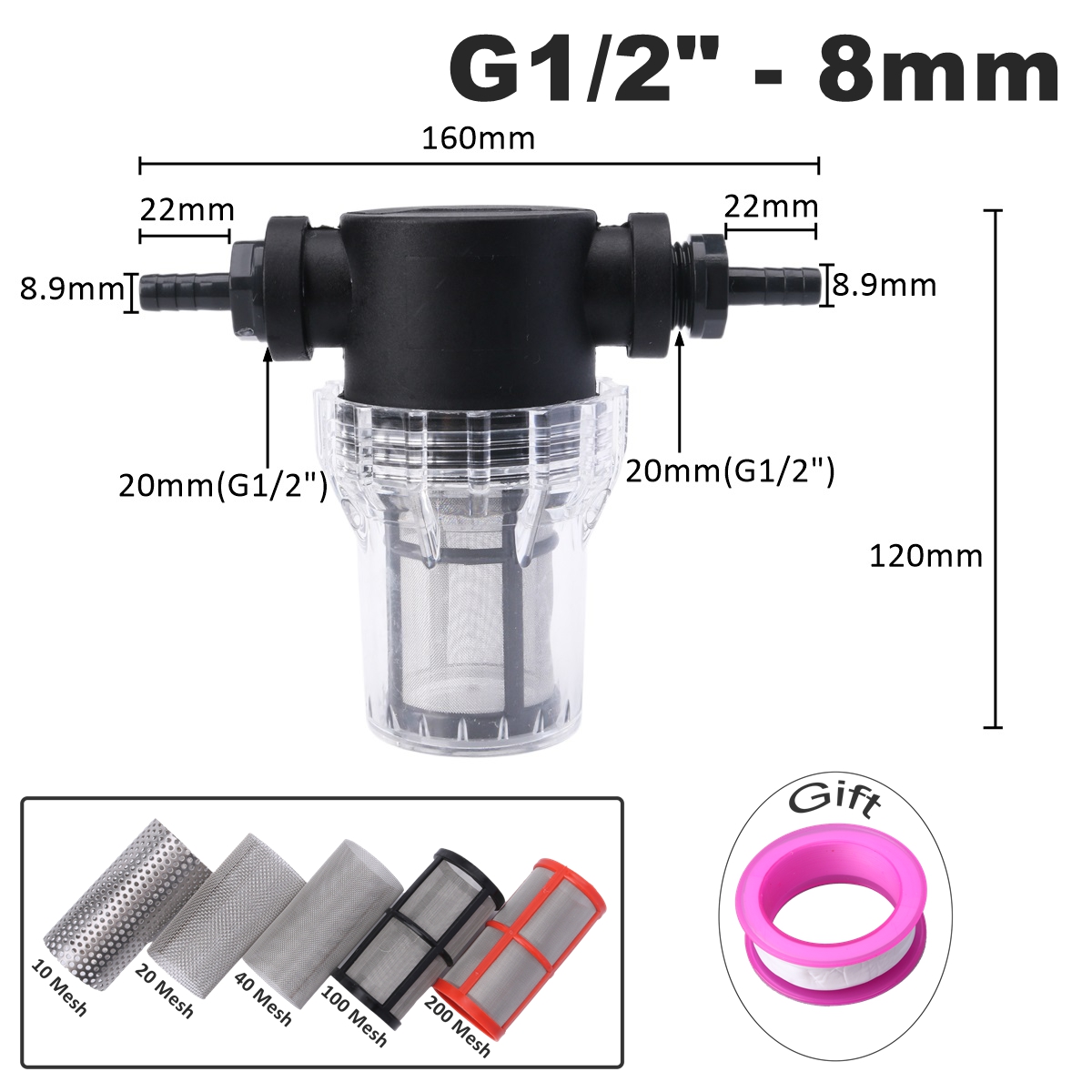 Filtro a pagoda in PVC da 8-30 - Aquarium Planet recensione e prezzo