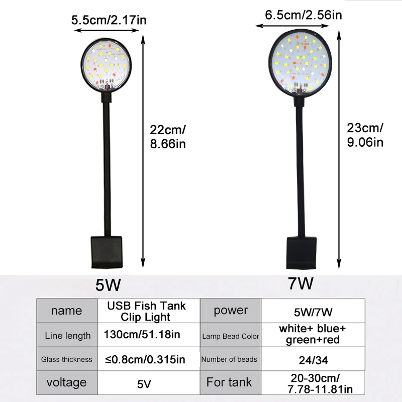 USB Acquario Lampada A LED Acq - Aquarium Plant Light Spectrum recensione e prezzo