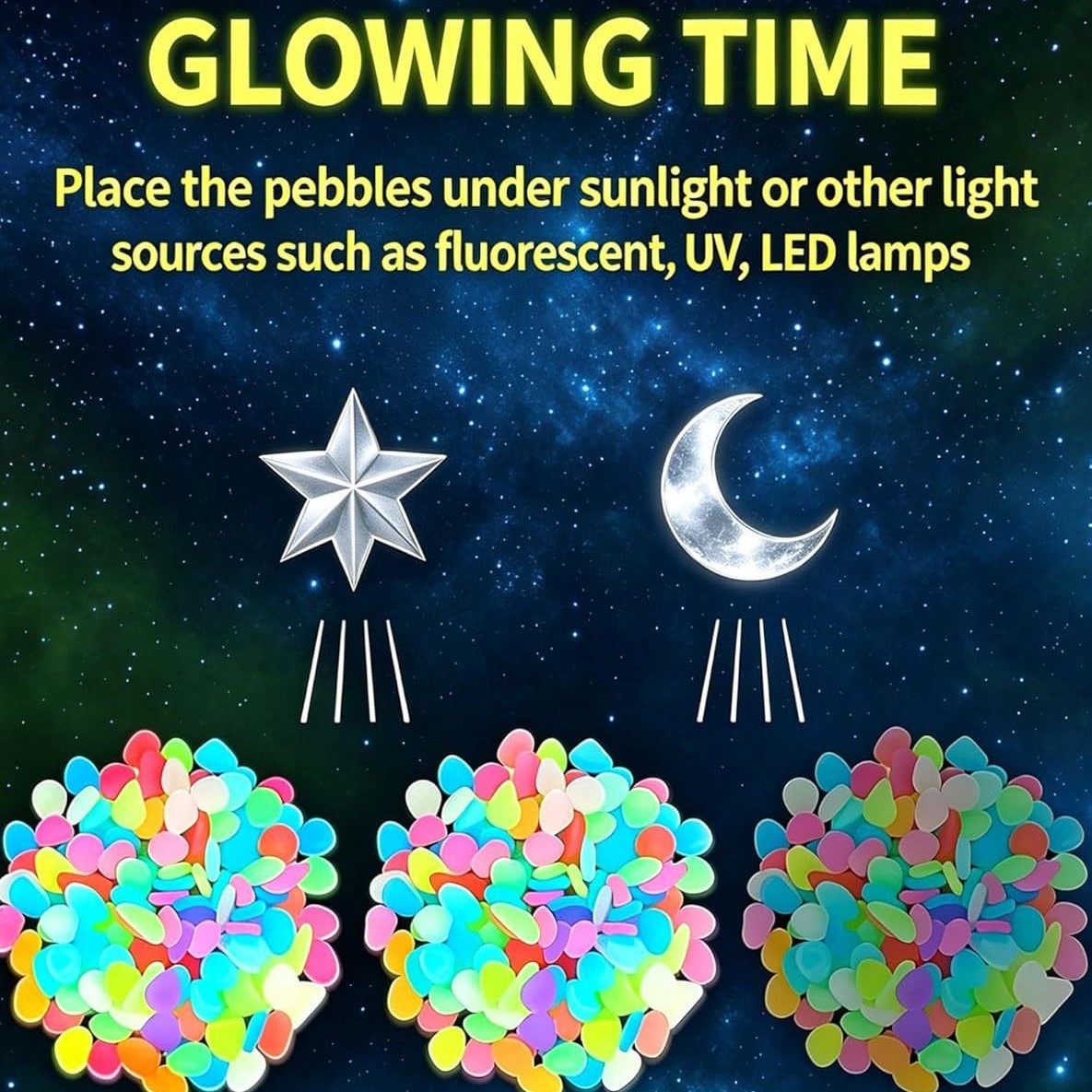 Ciottoli luminosi colorati che - Aquarium Planted Tank recensione e prezzo