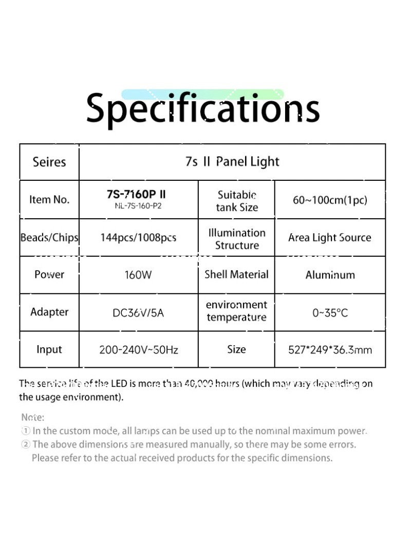 Luce LED per Acquario 160W RGB - Aquarium Planted Tank recensione e prezzo